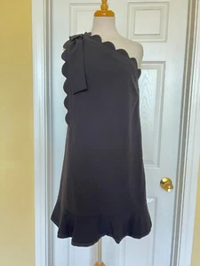VICTORIA BECKHAM schwarzes One-Shoulder Kleid Gr. M - Bild 1 von 9