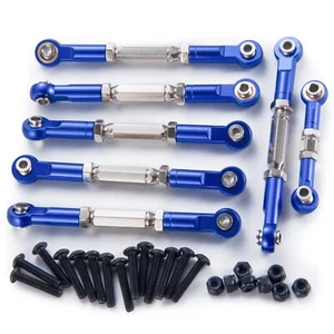 7PCS Aluminum Turnbuckles Links for Traxxas 1/10 Slash Rustler Stampede RC - Picture 1 of 8