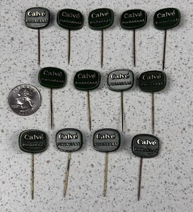 Lot of 13 Calve Pindakaas Peanut Butter Dutch VTG Stick Pin Badge Pins #49541 - Picture 1 of 7