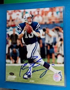 Peyton Manning Signed 8x10 Color Photo - MOUNTED MEMORIES CERT. - 5X MVP !! - Picture 1 of 8