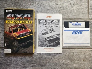 4x4 OFF-ROAD RACING for the Commodore 64 C64/128, Complete & Fully Tested!  EPYX - Picture 1 of 11