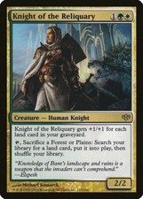 Knight of the Reliquary Conflux HEAVILY PLD White Green Rare MAGIC CARD ABUGames