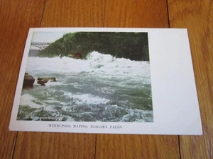 Postal de colección Whirlpool Rapids Niagara Falls 1900 arte Johnstons SIN USAR - Imagen 1 de 9