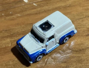 Micro Machines Private Eyes 1950s Ford Delivery Panel Truck Bakery Tan Blue - Picture 1 of 5