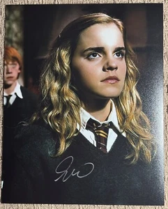 Emma Watson Autographed Photo, 8x10 with COA, Harry Potter - Picture 1 of 3
