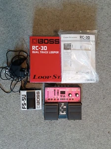 BOSS RC-30 Dual track Loop Station in Originalkarton, mit exta Fussschalter. TOP - Bild 1 von 3