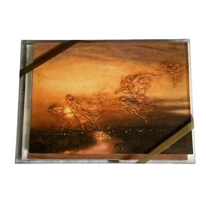 Arthouse Weihnachtskarten Golden Angels Twilight Dreams von Rackham 8er Set - Bild 1 von 7