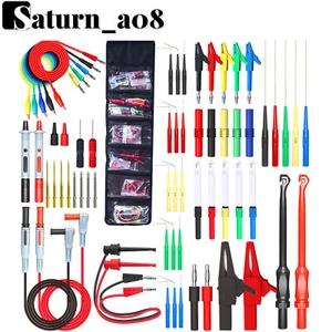 57PCS Back Probe Set Multimeter Test Lead Kit with Replaceable Probe Banana Plug - Picture 1 of 7