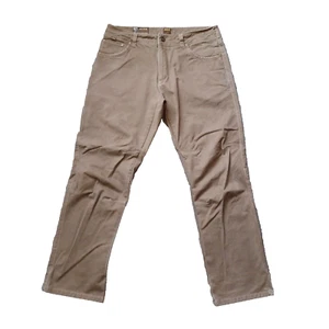 Kuhl Crag Series Pants Mens 36x32 Rydr Brown Gusset Crouch Born Free Pockets - Picture 1 of 17
