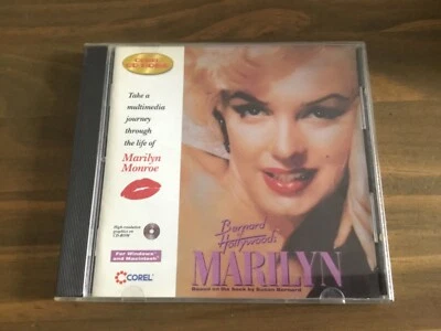 Bernard of Hollywood Marilyn Monroe ~ Corel Cd Home ~ Vintage CD-Rom 1995 NEW - Image 1 of 2