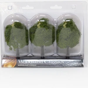 Woodland Classics 3509 Early Light Trees 4" - 5" Scenery N HO O Scale Trains - Picture 1 of 1