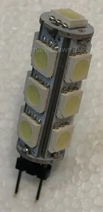 1.5W G4 base 13 SMD led car boat 12V pathlight bulb lamp low voltage 6500k white - Picture 1 of 3