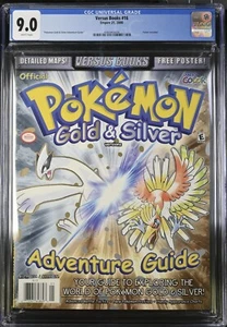 Official Pokemon Gold & Silver Adventure Guide Versus Books CGC GRADED 9.0 - Picture 1 of 7