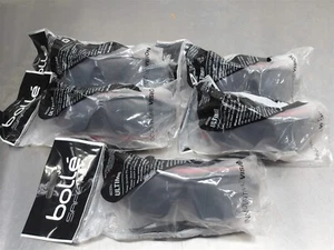 5 NEW! Bolle 40300 ULTIM8 Red/Black Safety Goggles Smoke Lens - Picture 1 of 4