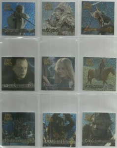 Herr der Ringe Zwei Türme TTT Action Flipz: RAR Set 12 Sticker #R1-R12 - Bild 1 von 2