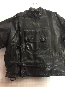 Vintage Swedish military style Vanson Leather jacket - Picture 1 of 4