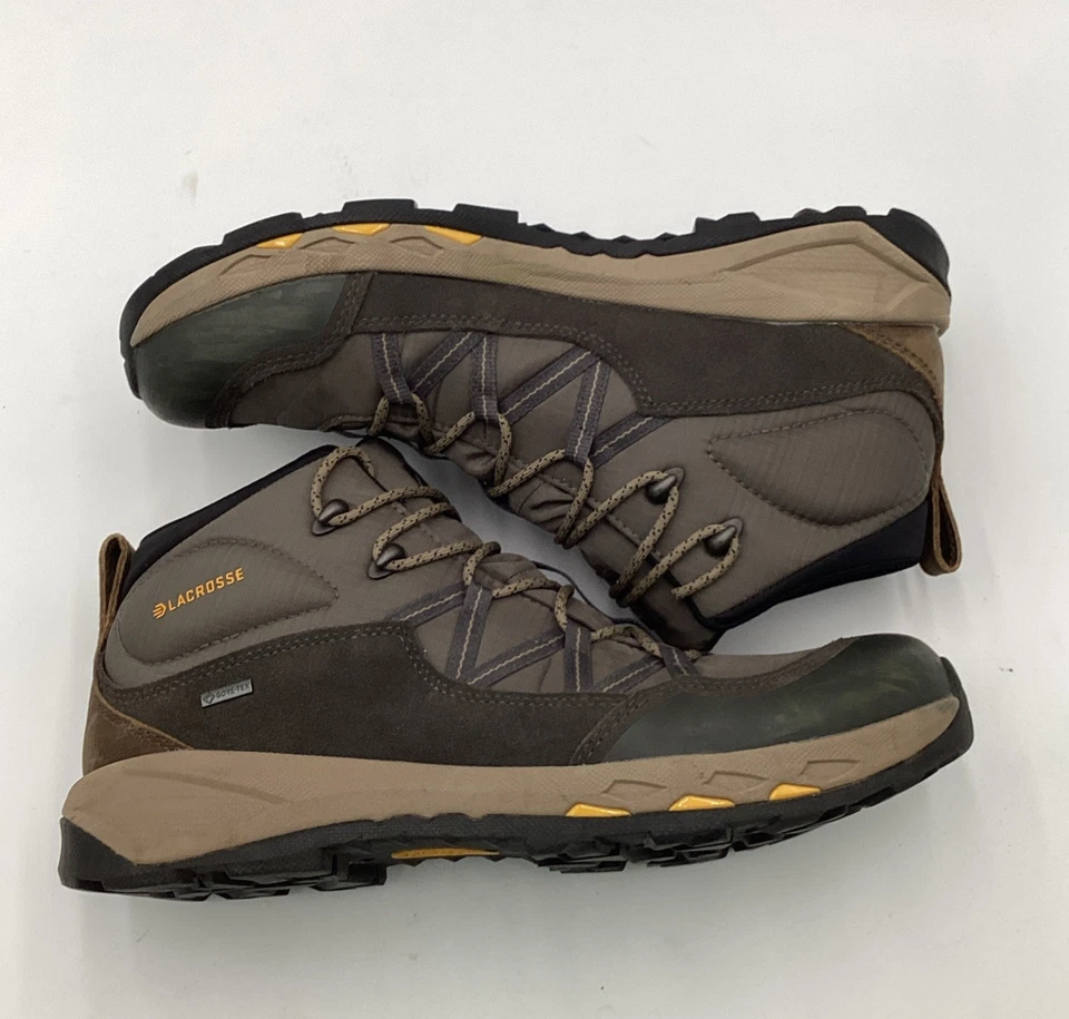 Lacrosse San Juan Men's 4" Leather Waterproof GTX Boot Dark Olive Size 10.5 M - Image 1 of 4