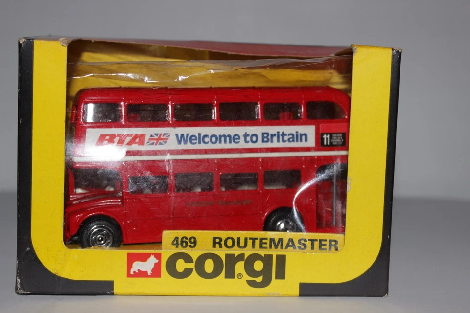 1978-84 Corgi 469 Transport Routemaster bus. New Ex shop stock - Image 1 of 4