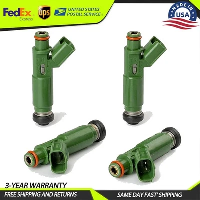 NEW 4 Fuel Injectors For Toyota Celica Corolla 1.8L 2000 2001 2002 2003 2004 - Image 1 of 4
