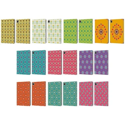 HEAD CASE DESIGNS BOHEMIAN PATTERNS LEATHER BOOK WALLET CASE FOR APPLE iPAD - Image 1 of 4