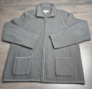 Petite Sophisticate 100% Wool Sweater Jacket Women's Size Medium Full Zip - Picture 1 of 7