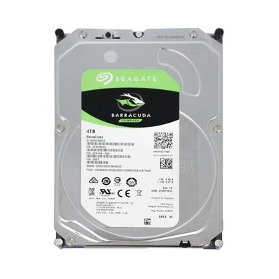 Seagate barracuda 4tb HDD Festplatte 3,5 " SATA Für DVR Videokamera Aufbereitet - Bild 1 von 3