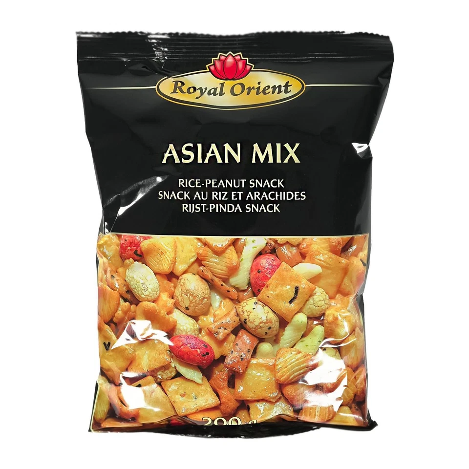 Royal Orient Asian Mix Reis Erdnuss Mix 200g  Reiscracker Mix - Bild 1 von 1