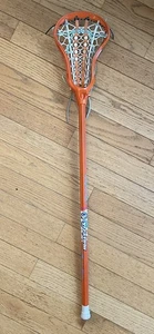 Maverik Women Lacrosse Wondergirl Complete Stick - Head And Shaft - Orange - Picture 1 of 7