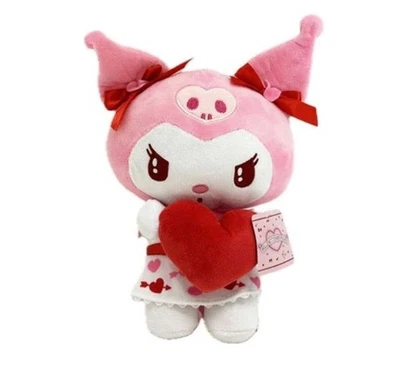 Hello Kitty and Friends 9.5-inch Kuromi Disguise Plush with Heart -  New - Image 1 of 2