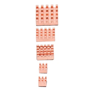 5Pcs CPU Copper Heatsink Strong Thermal Conductivity Cooling Heat Sink Set - Afbeelding 1 van 12