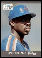 1991 Ultra Vince Coleman New York Mets #212