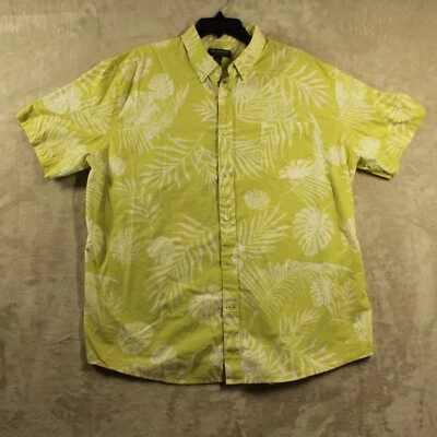 John Bartlett Consensus Mens Short Sleeve Button Down Floral Size XL - Image 1 of 4