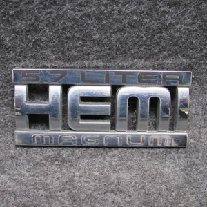 2004-08 Dodge Durango Liftgate 5.7 Liter Hemi Magnum Emblem Chrome Plastic 70662 - Picture 1 of 4