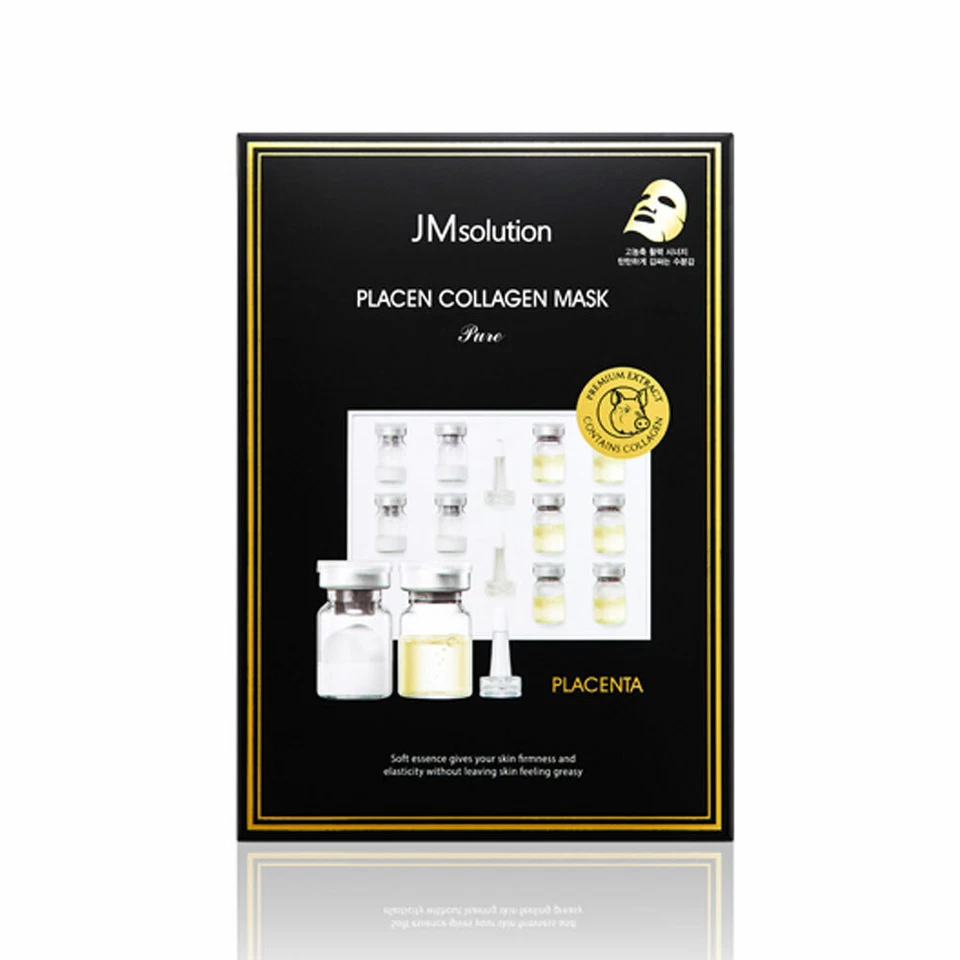 [JMsolution] Placen Collagen Mask Pure - 1pack (10pcs) / Free Gift - Image 1 of 1