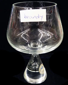 HOLMEGAARD PRINCESS Teardrop Small Brandy 3 7/8" tall NEW NEVER USED Denmark - Picture 1 of 9