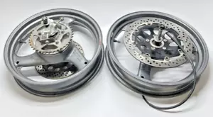 OEM Front Rear Wheel Wheels Set Rim 2000 89-00 Suzuki GS500E - Picture 1 of 22