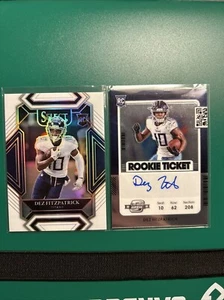 Dez Fitzpatrick Rookie Ticket Auto / White Prizm 21/35 - Picture 1 of 7