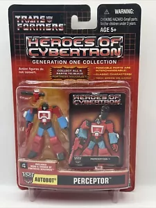 2003 Transformers Heroes of Cybertron Perceptor Hasbro G1 Collection New Sealed - Picture 1 of 2