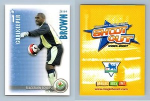 Jason Brown - Blackburn Rovers Shoot Out 2006-7 Magic Box Int. TCG Card