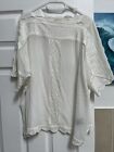 Isabel Marant Etoile cream tunic blouse, size 38, uk 10