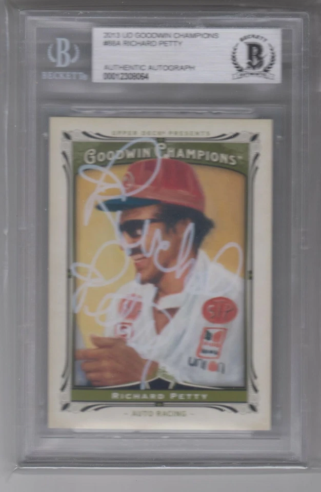 Richard Petty 2013 Signed Goodwin Champions BGS Slabbed Upper Deck #88 Autograph - Image 1 of 1