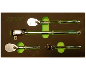 Trident Pro 4 Piece 90 Tooth Reversible Ratchet Set T102120EVA - Picture 1 of 3