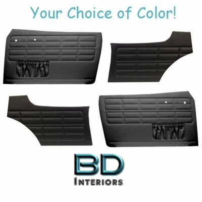 Authentic Style Door Panels  W/ Pockets Fronts & Rears 1964-74 VW Ghia Any Color - Image 1 of 4
