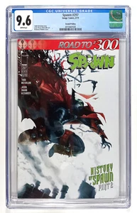 Spawn #297  KEY 9.6 CGC White Pgs. 2nd Prt.  (2019) Image  New  History of Spawn - Picture 1 of 2