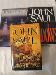 John Saul Lot Of 3 Books Novels Hardcover Dust Jackets - Picture 1 of 8