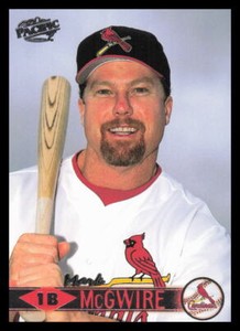1999 Pacific #70b Mark McGwire Headshot St. Louis Cardinals