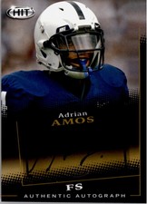 2015 SAGE HIT Autographs Black #A104 Adrian Amos