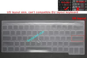 Keyboard Skin for Lenovo IBM Thinkpad E435 E440 L470 E485 L490 E455 E465 T440S - Picture 1 of 6