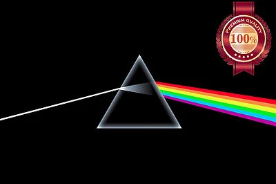 PINK FLOYD DARK SIDE OF THE MOON RAINBOW MUSIC BAND ART PRINT PREMIUM POSTER