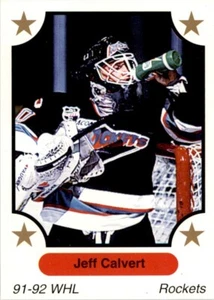 1991-92 7th Inning Sketch WHL - Jeff Calvert #153 (RC) - Picture 1 of 2